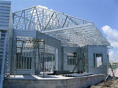 house with metal roof rafters|residential steel roof truss.